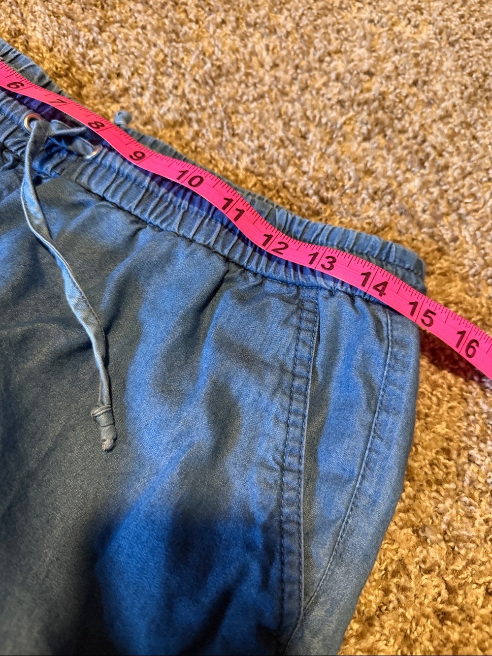 Ruby Rd blue pull-on pants (8P) - EUC! - Picture 4 of 7